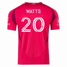 adidas Akil Watts St. Louis FC Authentic Home Jersey 25/26 (Power Pink)