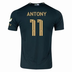 adidas Antony Portland Timbers Authentic Home Jersey w/ MLS & Apple Patch 25/26 (Green/Gold)