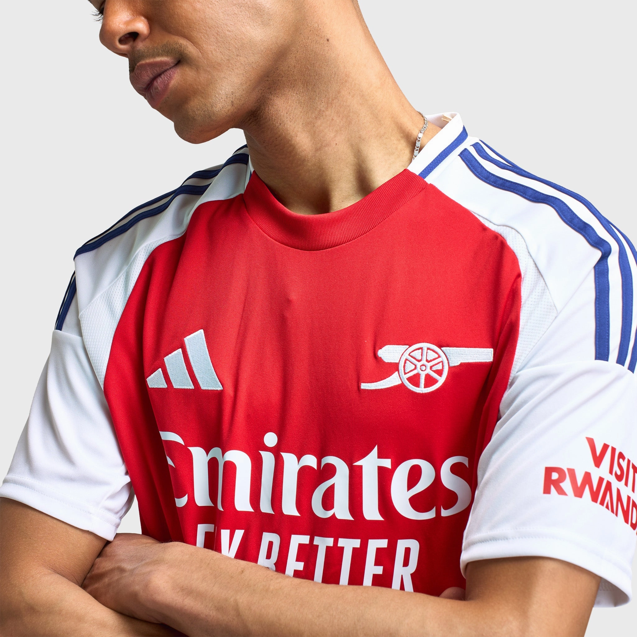 adidas Arsenal 24/25 Home Jersey Better Scarlet / White