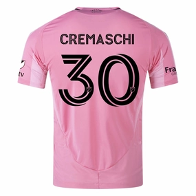 adidas Benjamin Cremaschi Inter Miami CF Authentic Home Jersey 25/26 w/ MLS Patches   Sponsor (Easy Pink)