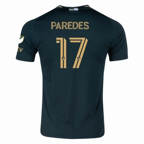 adidas Cristhian Paredes Portland Timbers Authentic Home Jersey w/ MLS & Apple Patch 25/26 (Green/Gold)