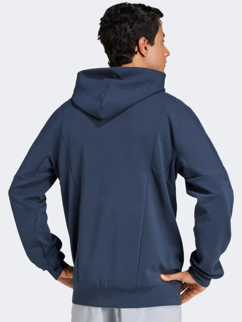 Adidas D4T Full Zip Men Training Hoody Aurora Ink
