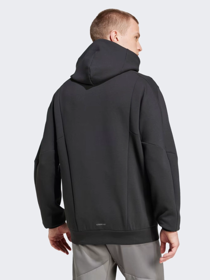 Adidas D4T Full Zip Men Training Hoody Black