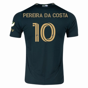 adidas David Da Costa Portland Timbers Authentic Home Jersey w/ MLS & Apple Patch 25/26 (Green/Gold)