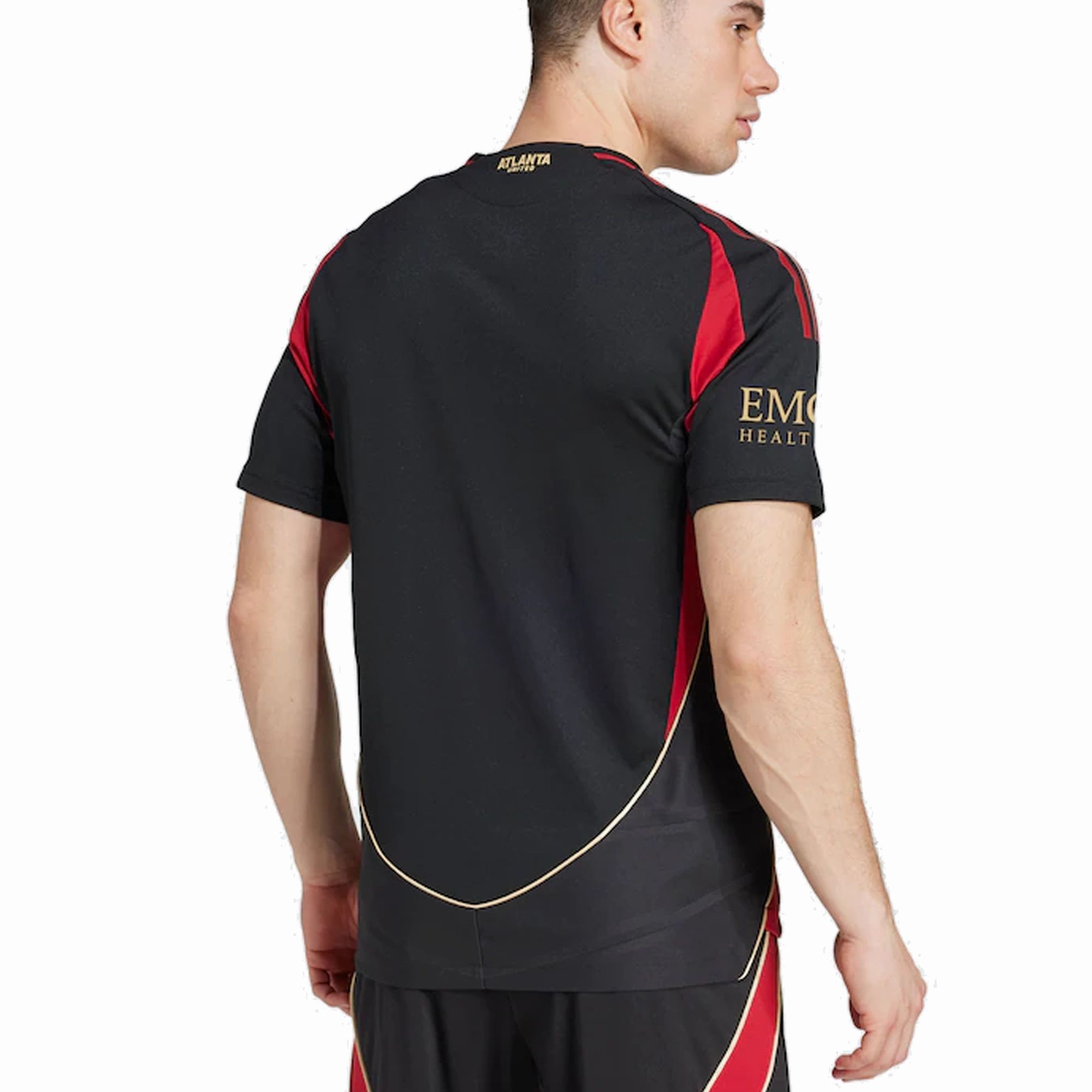 adidas Derrick Williams Atlanta United Authentic Home Jersey w/ MLS Patches 25/26 (Red/Black)