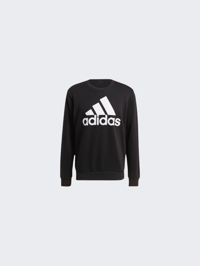 Adidas Essentials Men Lifestyle Sweatshirt Black/White