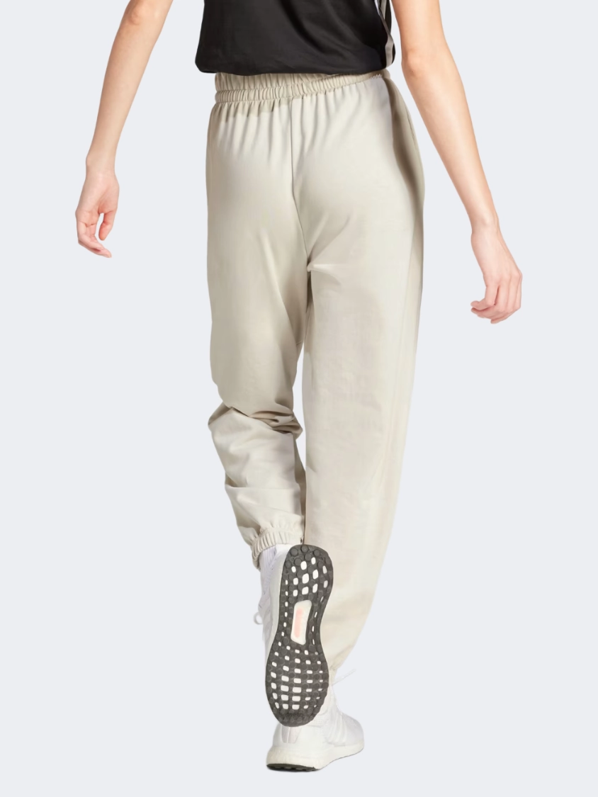 Adidas Essentials Small Logo Women Sportswear Pant Wonder Alumina/White