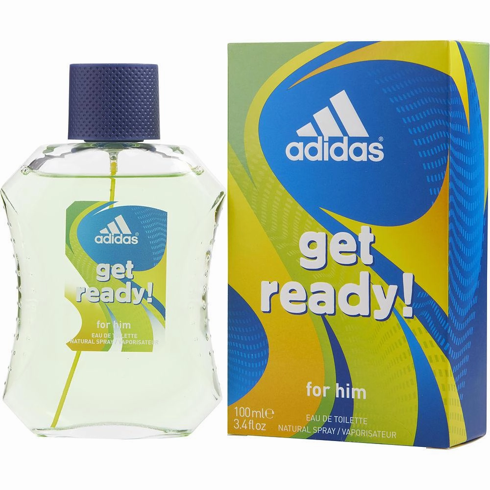 Adidas Get Ready by Adidas, 3.4 oz Eau De Toilette Spray for Men