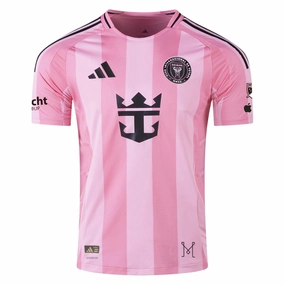 adidas Inter Miami CF Authentic Home Jersey 25/26 w/ MLS Patches   Sponsor (Easy Pink)