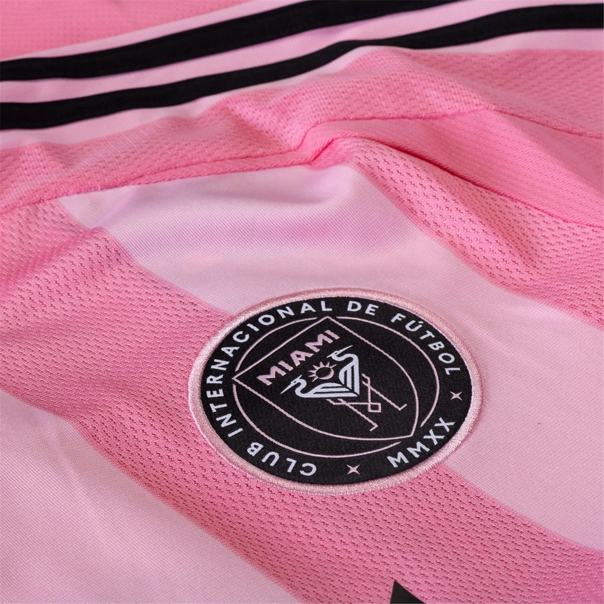 adidas Inter Miami CF Authentic Home Jersey 25/26 w/ MLS Patches   Sponsor (Easy Pink)