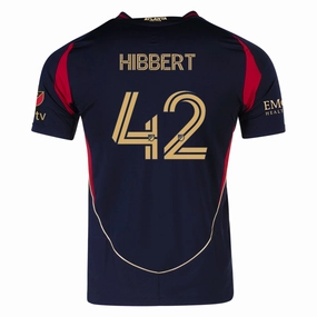 adidas Jayden Hibbert Atlanta United Authentic Home Jersey w/ MLS Patches 25/26 (Red/Black)