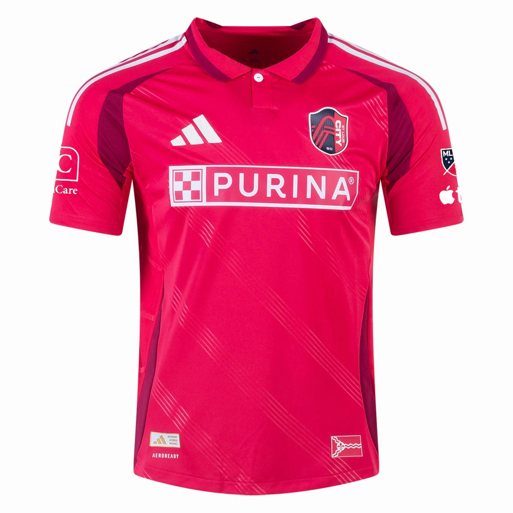 adidas Jayden Reid St. Louis FC Authentic Home Jersey 25/26 (Power Pink)