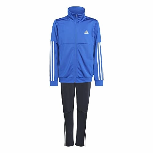 adidas Jungen B Team Ts Tracksuit. Top Bold Blue White Bottom Legend Ink F17 White. 15 anni