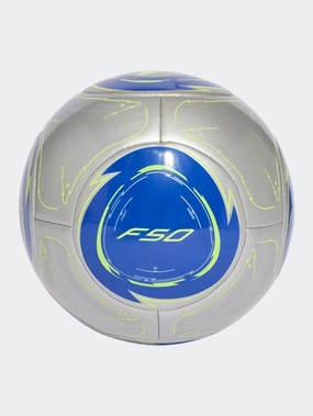 Adidas Messi Club Unisex Football Ball Silver/Blue/Yellow