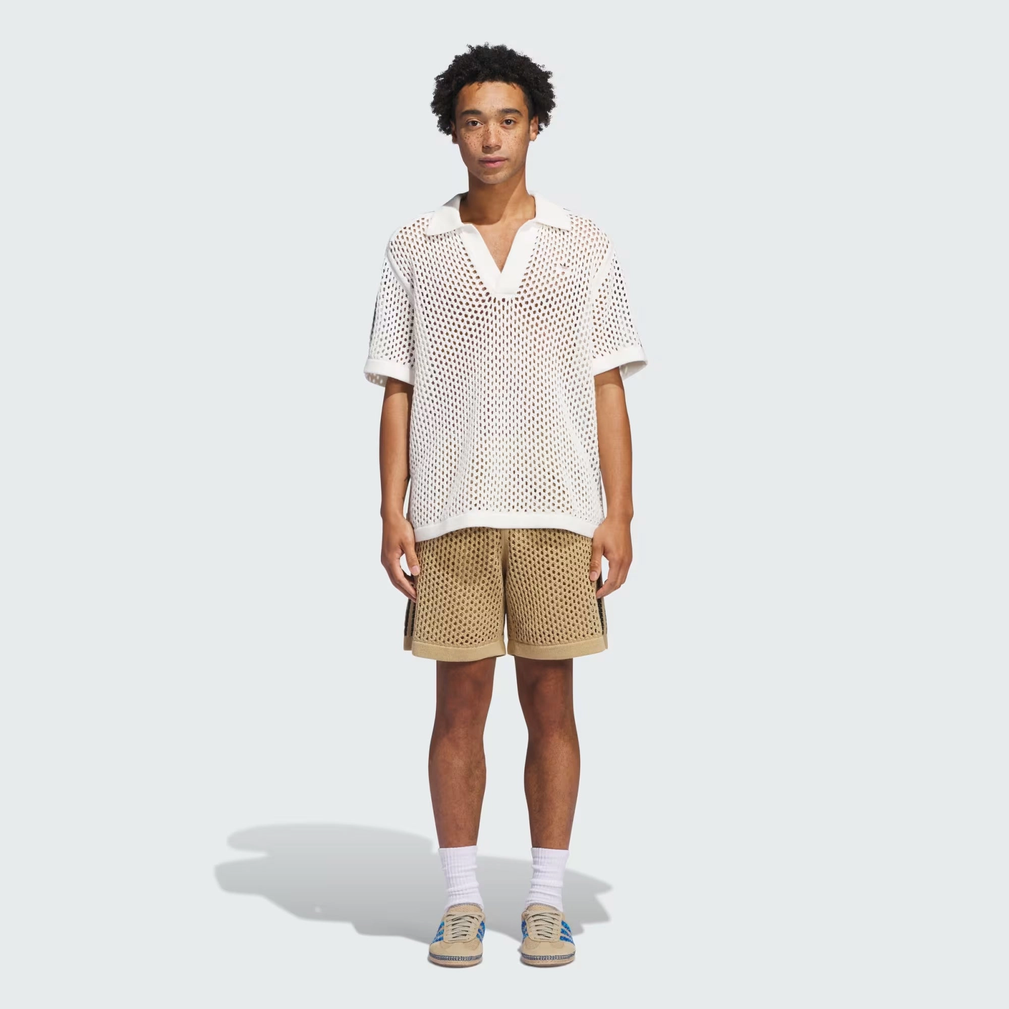 ADIDAS ORIGINALS | CLOT CROCHET SHORT BY EDISON CHEN { BEIGE TONE