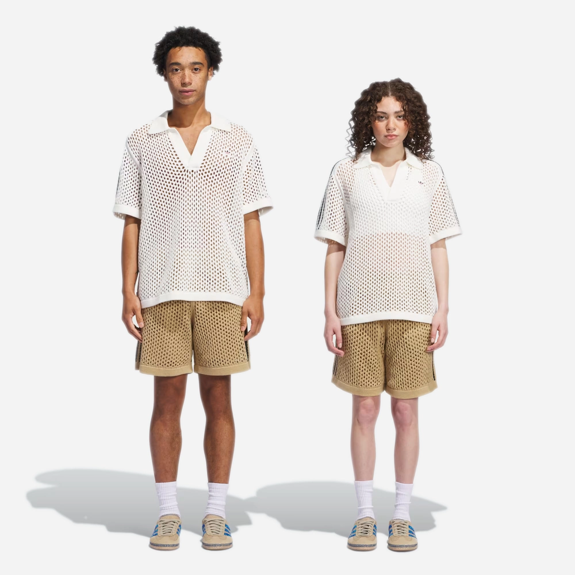ADIDAS ORIGINALS | CLOT CROCHET SHORT BY EDISON CHEN { BEIGE TONE