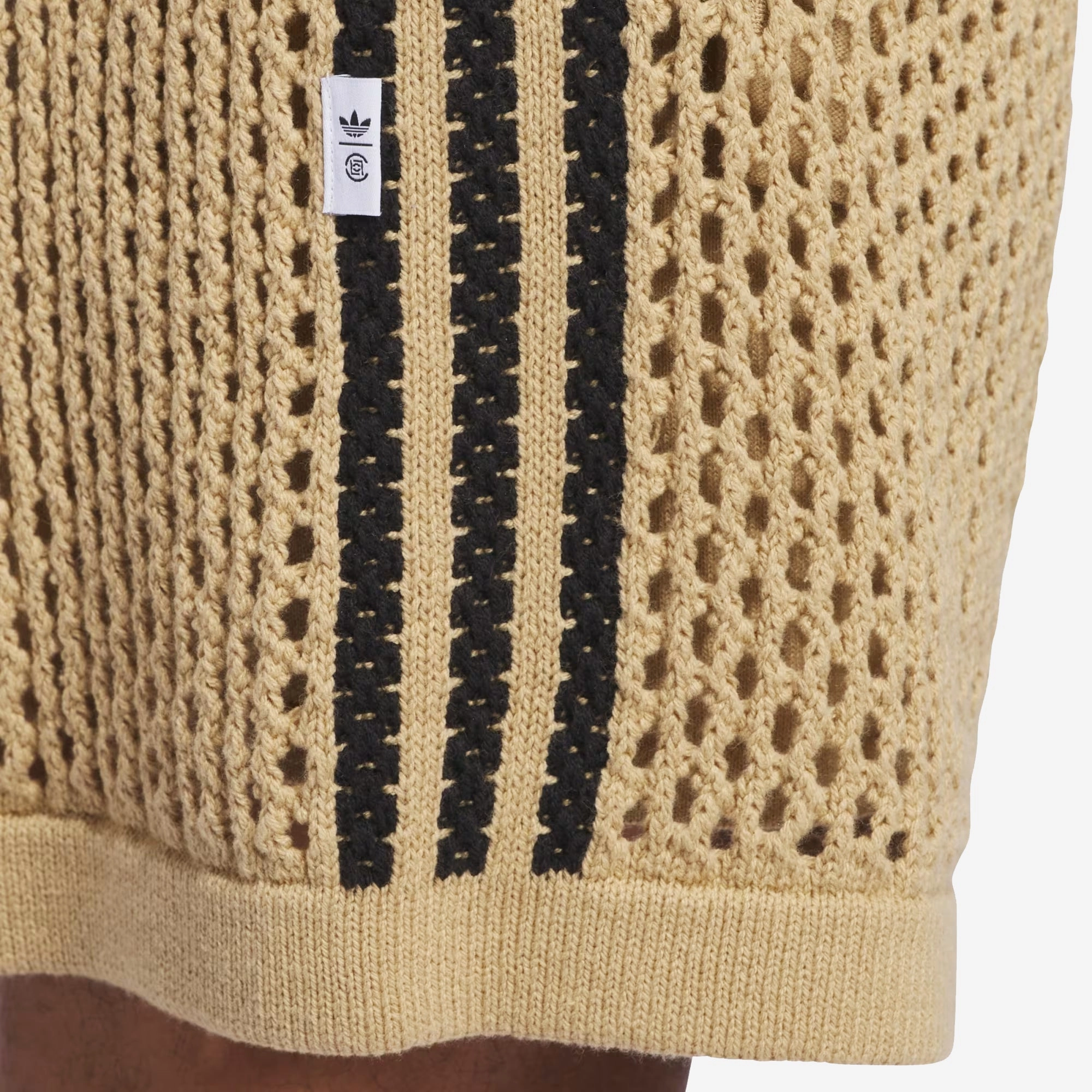 ADIDAS ORIGINALS | CLOT CROCHET SHORT BY EDISON CHEN { BEIGE TONE