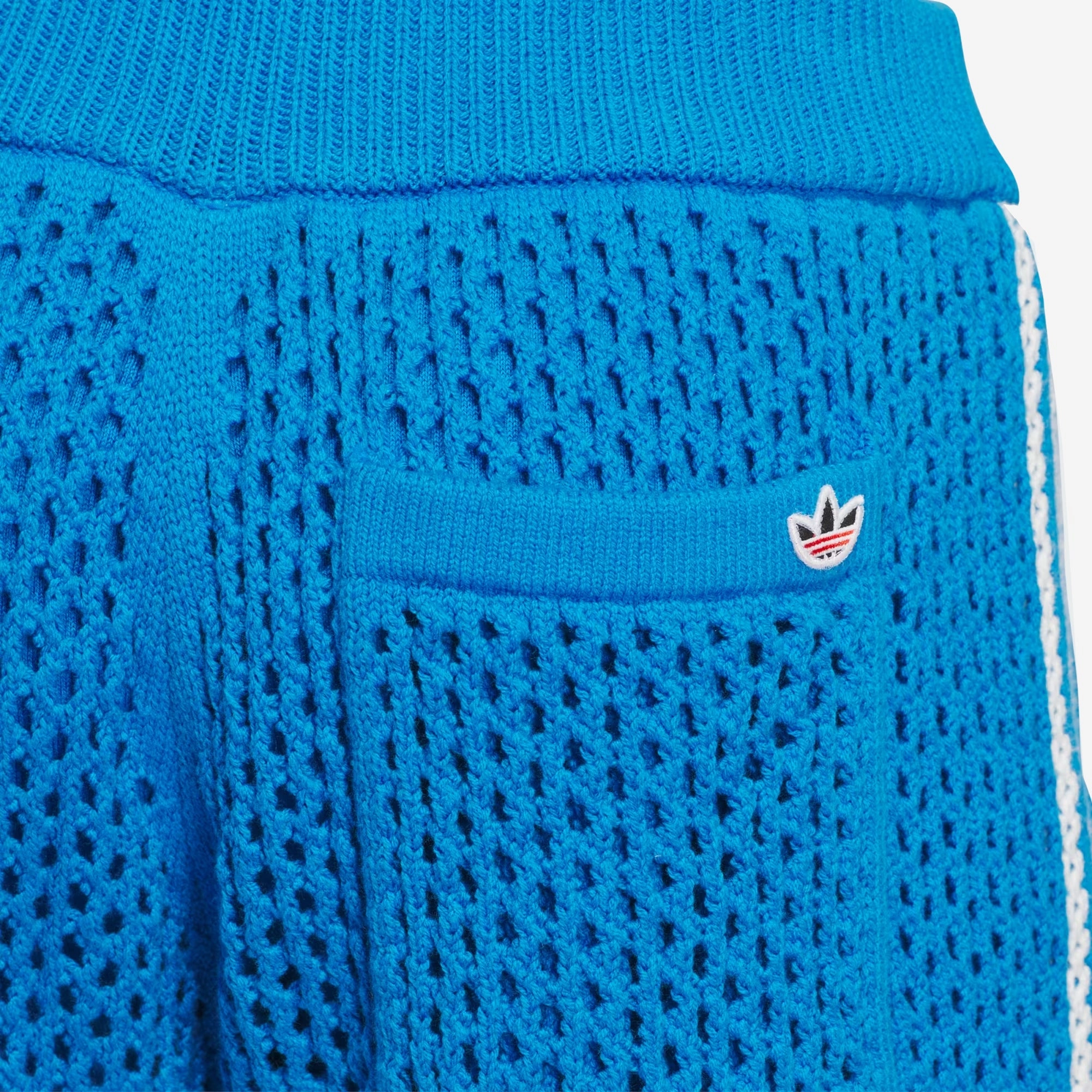 ADIDAS ORIGINALS | CLOT CROCHET SHORT BY EDISON CHEN { BRIGHT BLUE