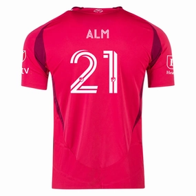 adidas Rasmus Alm St. Louis FC Authentic Home Jersey 25/26 (Power Pink)