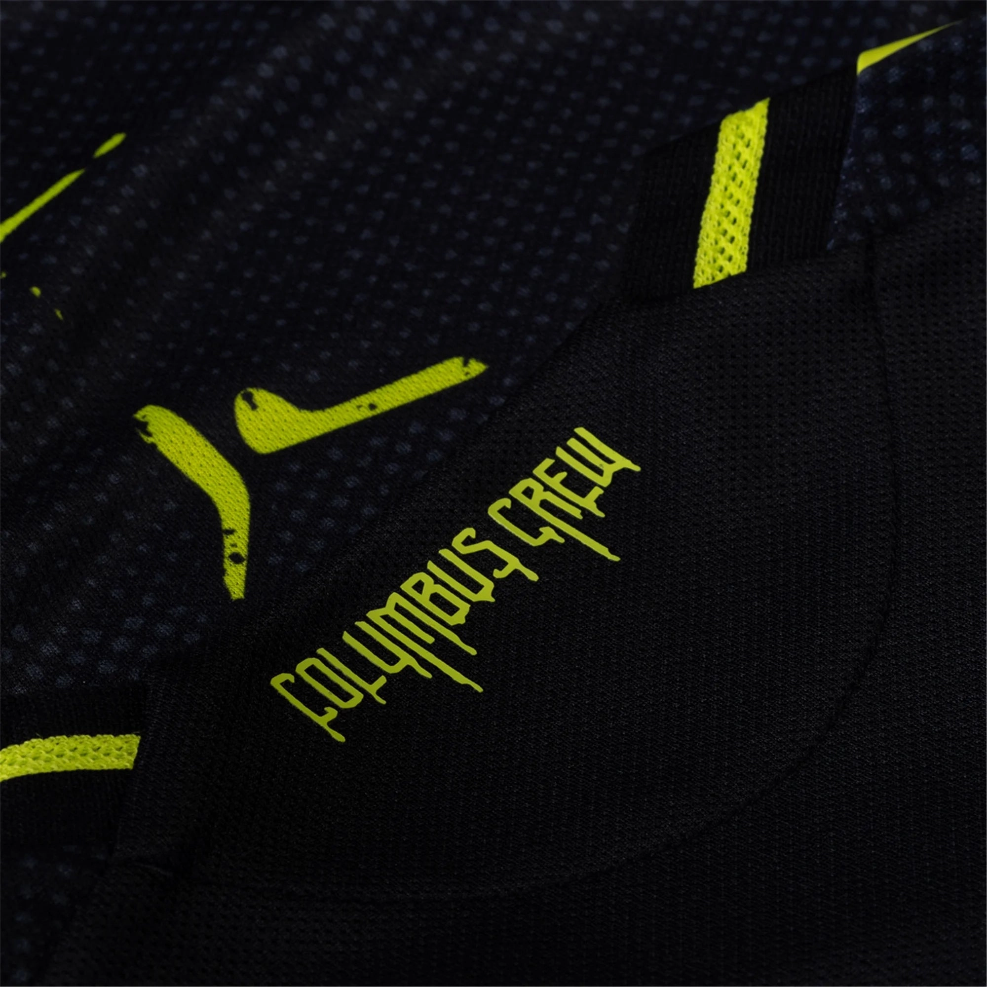 adidas Rudy Camacho Columbus Crew Authentic Away Jersey w/ MLS Patches 25/26 (Black/Yellow)