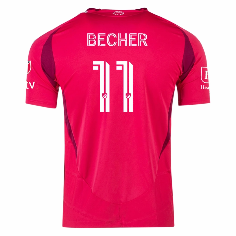 adidas Simon Becher St. Louis FC Authentic Home Jersey 25/26 (Power Pink)