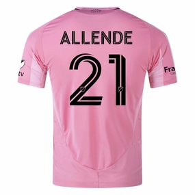 adidas Tadeo Allende Inter Miami CF Authentic Home Jersey 25/26 w/ MLS Patches   Sponsor (Easy Pink)