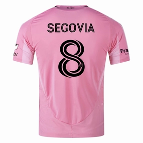 adidas Telasco Segovia Inter Miami CF Authentic Home Jersey 25/26 w/ MLS Patches   Sponsor (Easy Pink)