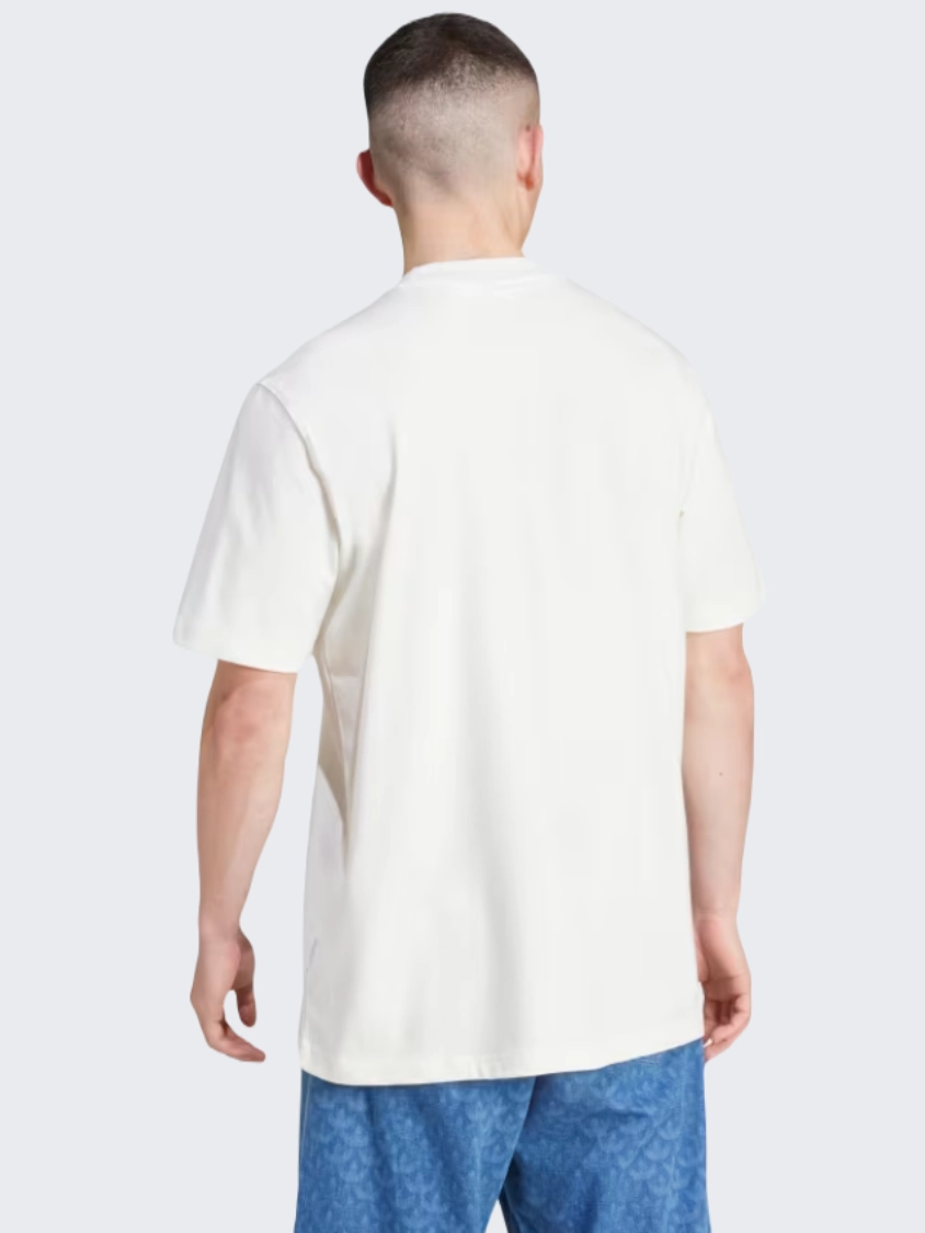 Adidas Tie Dyed Men Original T-Shirt Off White/Multi