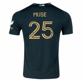 adidas Trey Muse Portland Timbers Authentic Home Jersey w/ MLS & Apple Patch 25/26 (Green/Gold)