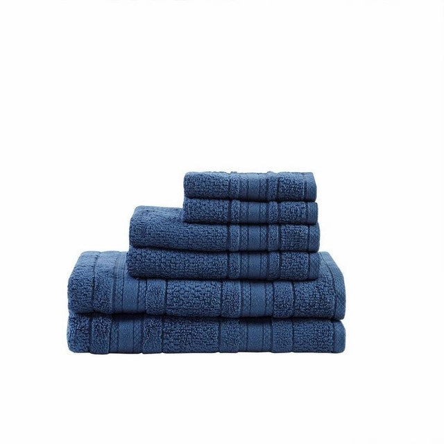 Adrien  Super Soft 6 Piece Cotton Towel Set