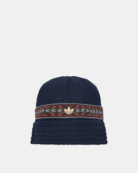 CLOT by Edison Chen Knit Bucket Hat Night Indigo