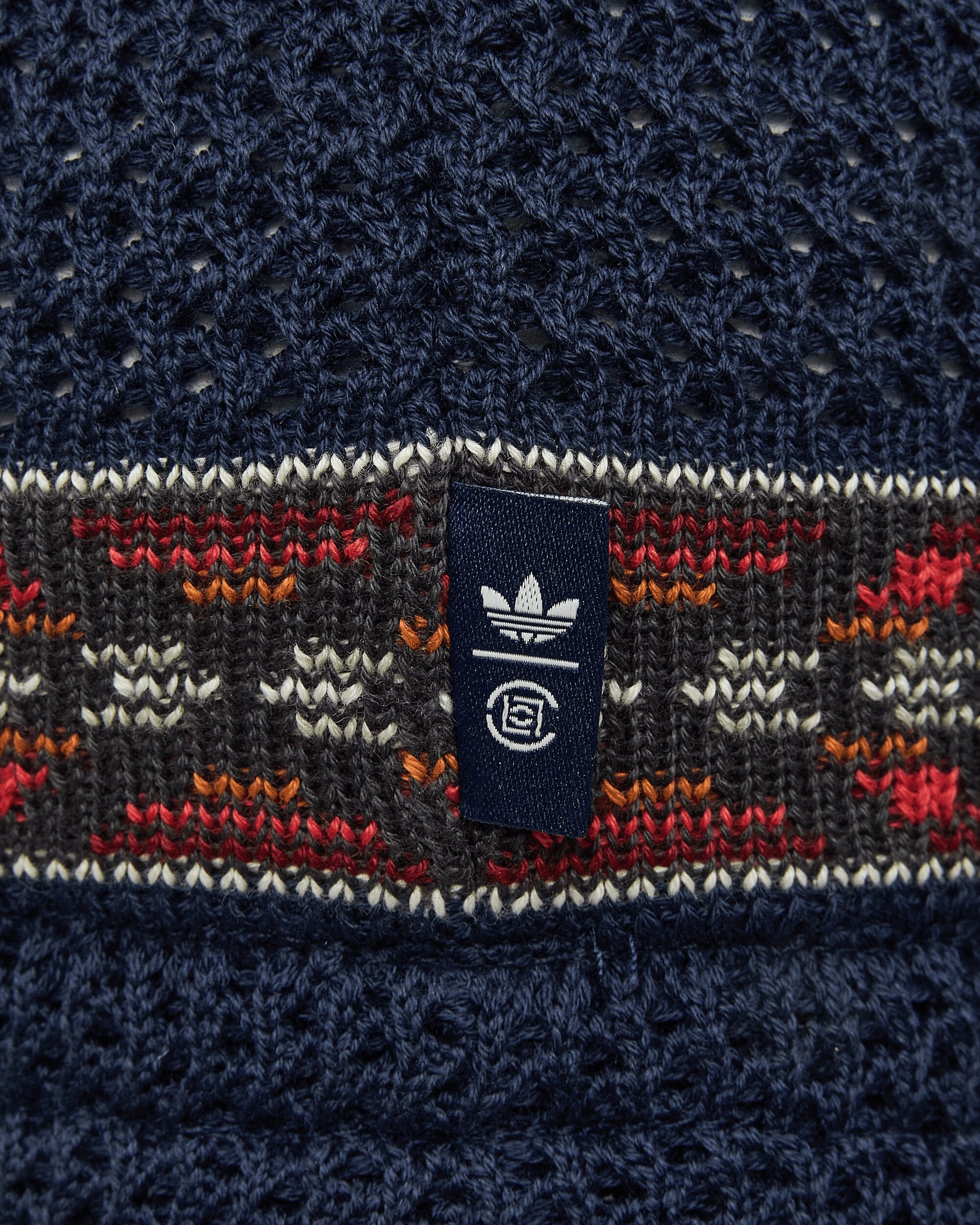 CLOT by Edison Chen Knit Bucket Hat Night Indigo
