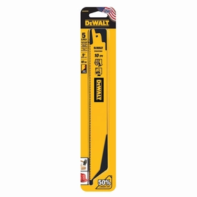 DEWALT DWAR960-9In 10Tpi Demo Recip Bld-5Pk