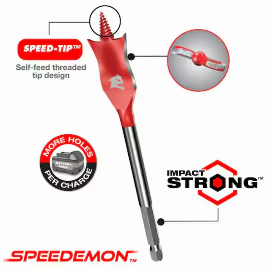Diablo DSP2950-S12 - 12 pc Spade Bit Set