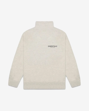 FOG ESSENTIALS SS20 LOGO OATMEAL MOCKNECK CREW