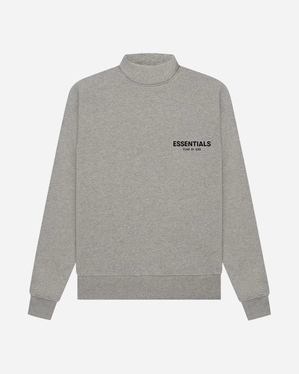 FOG ESSENTIALS SS22 DARK OATMEAL MOCKNECK