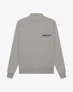 FOG ESSENTIALS SS22 DARK OATMEAL MOCKNECK