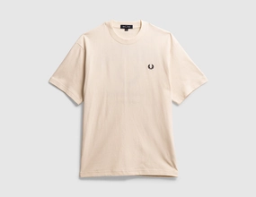 Fred Perry Embroidered T-shirt Ecru