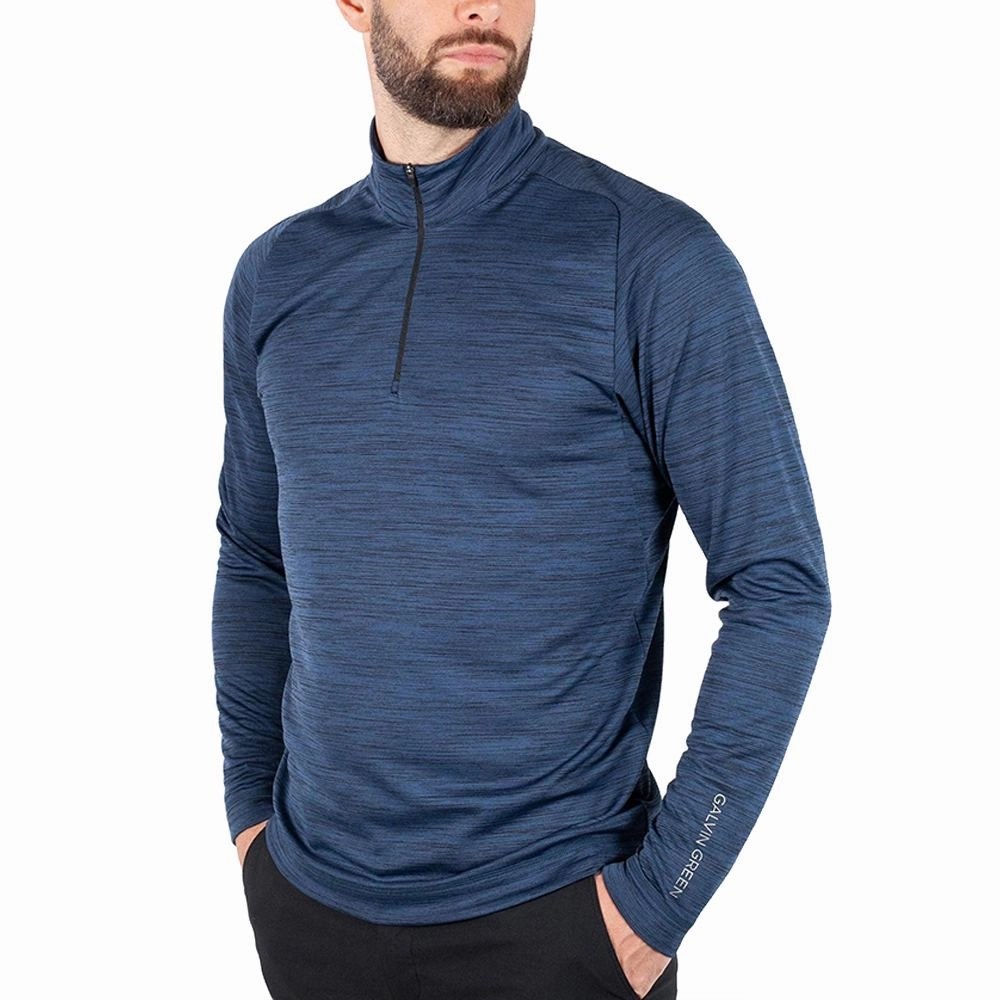 Galvin Green Dixon Golf Pullover Navy - FW22 Men