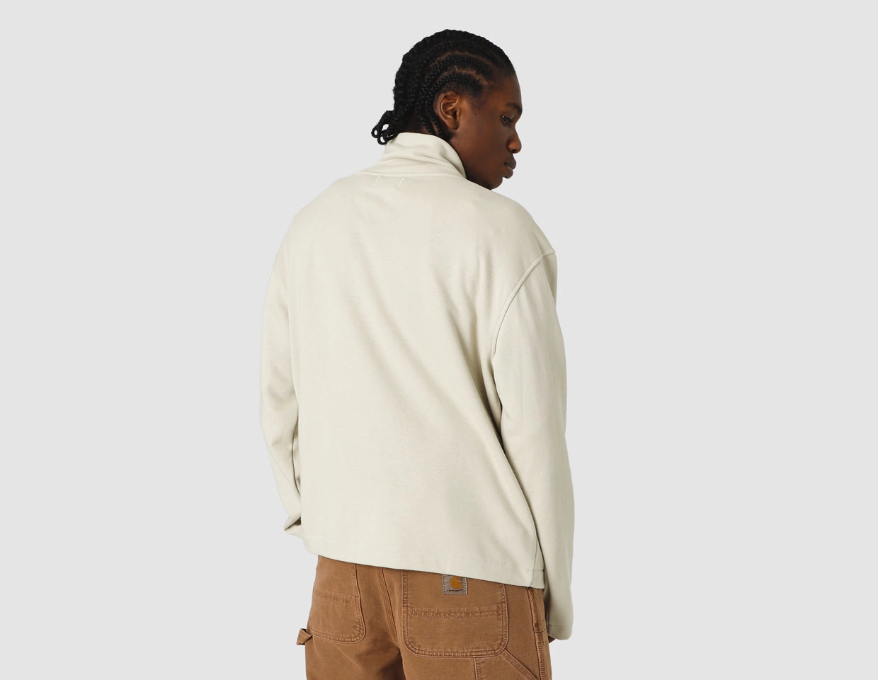 Honor The Gift Stamp Patch Turtle Neck  / Bone