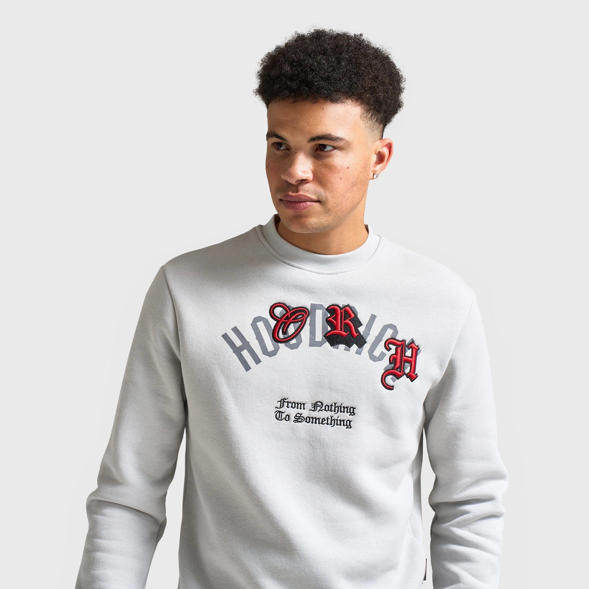 Hoodrich Shadow Sweatshirt Quiet Gray / Lava Smoke - Lychee