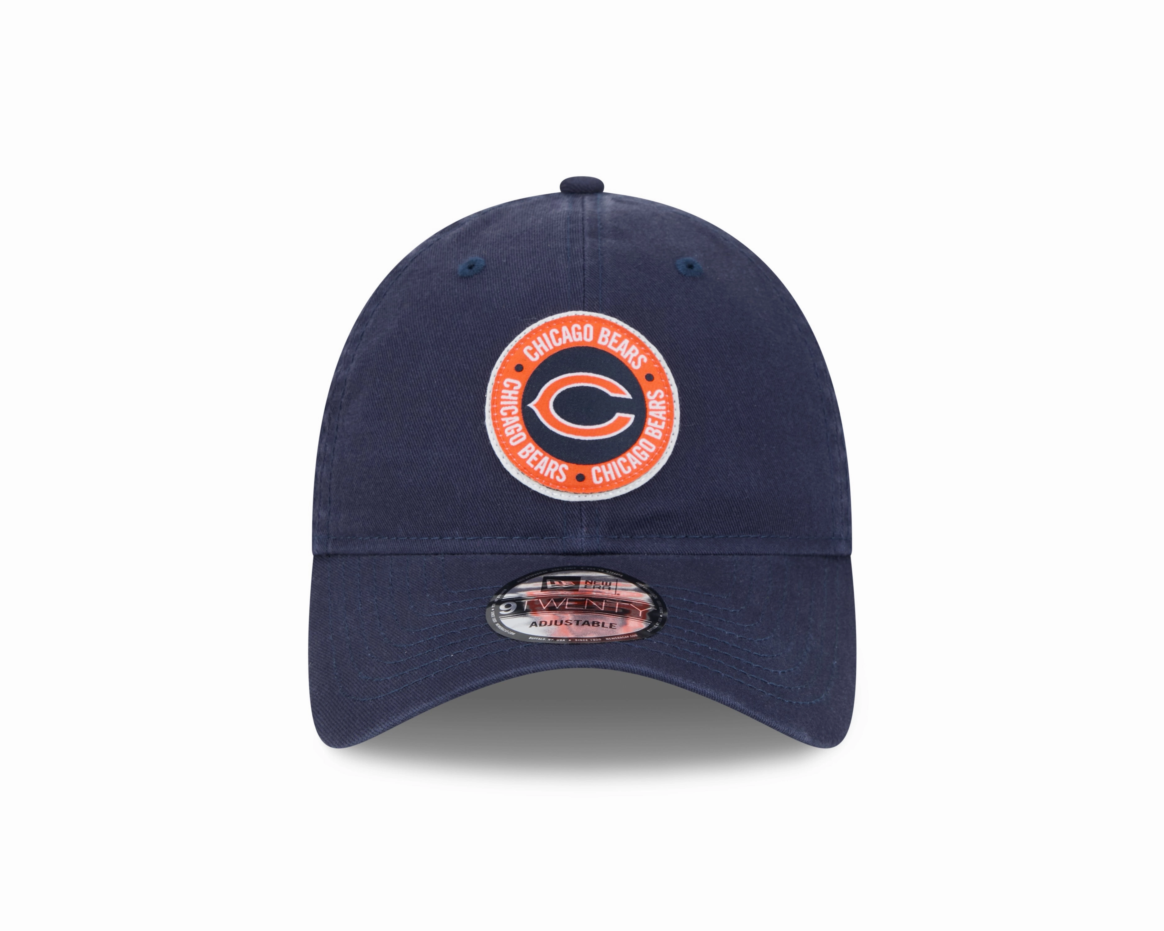Men's Chicago Bears 2024 NFL Sideline Navy C 9TWENTY Adjustable Hat