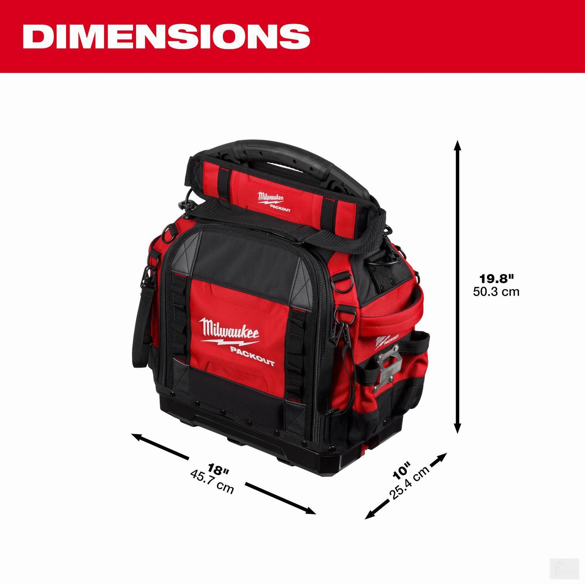 Milwaukee PACKOUT 15in Structured Tool Bag (48-22-8316)