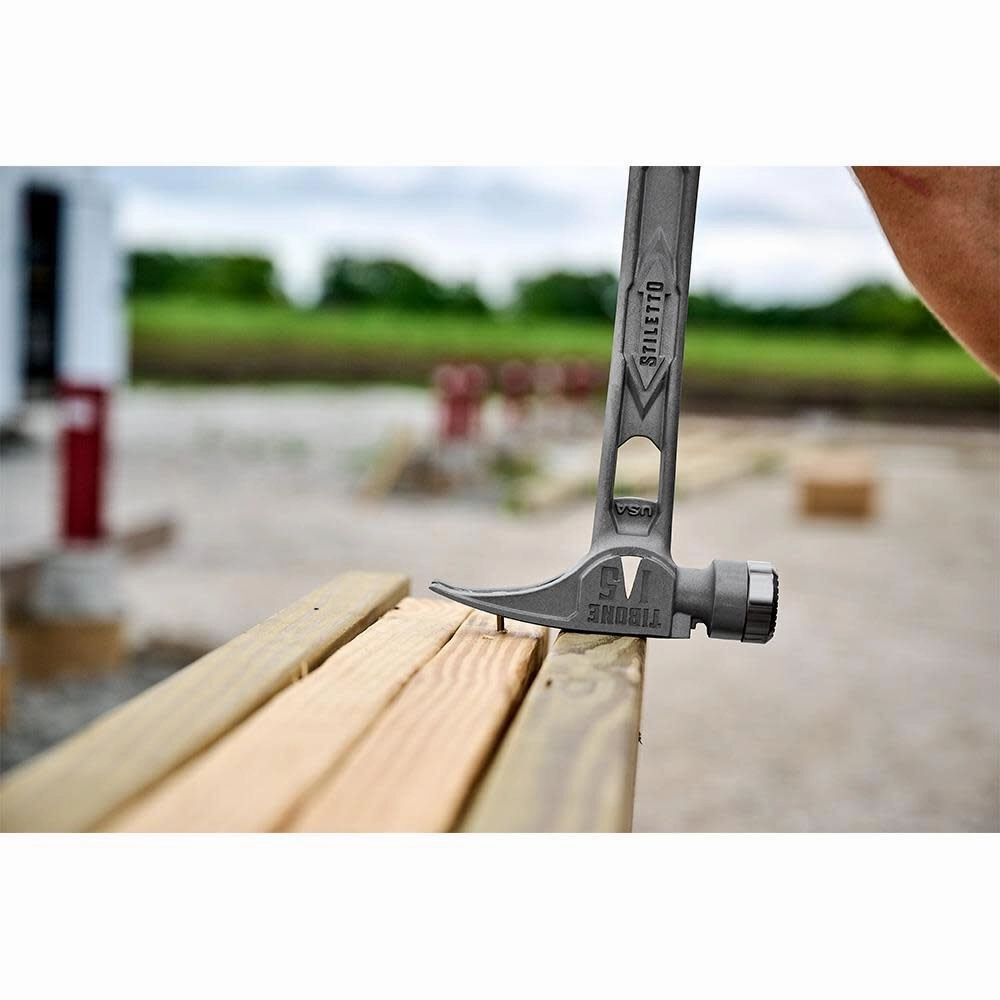 Milwaukee TIB15MC - STILETTO® TIBONE™ 15oz Milled/Curved Titanium Framing Hammer