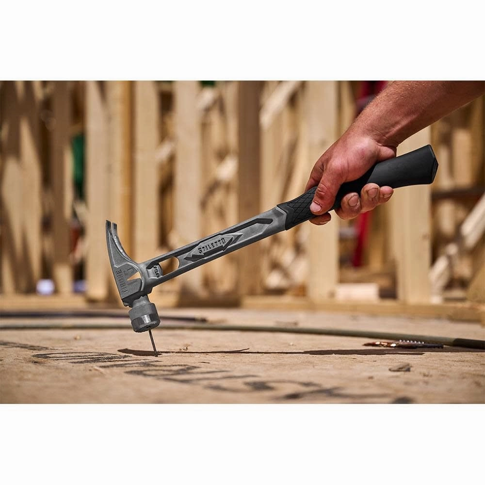 Milwaukee TIB15MC - STILETTO® TIBONE™ 15oz Milled/Curved Titanium Framing Hammer