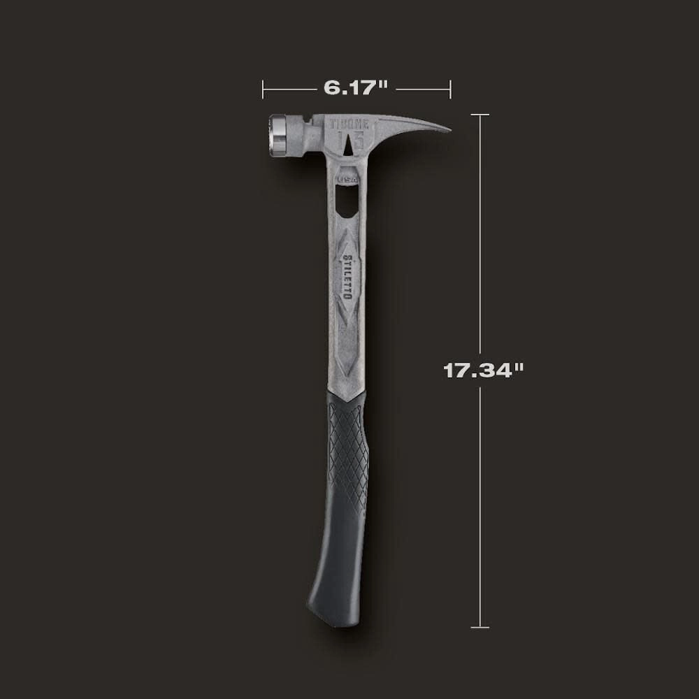 Milwaukee TIB15MC - STILETTO® TIBONE™ 15oz Milled/Curved Titanium Framing Hammer