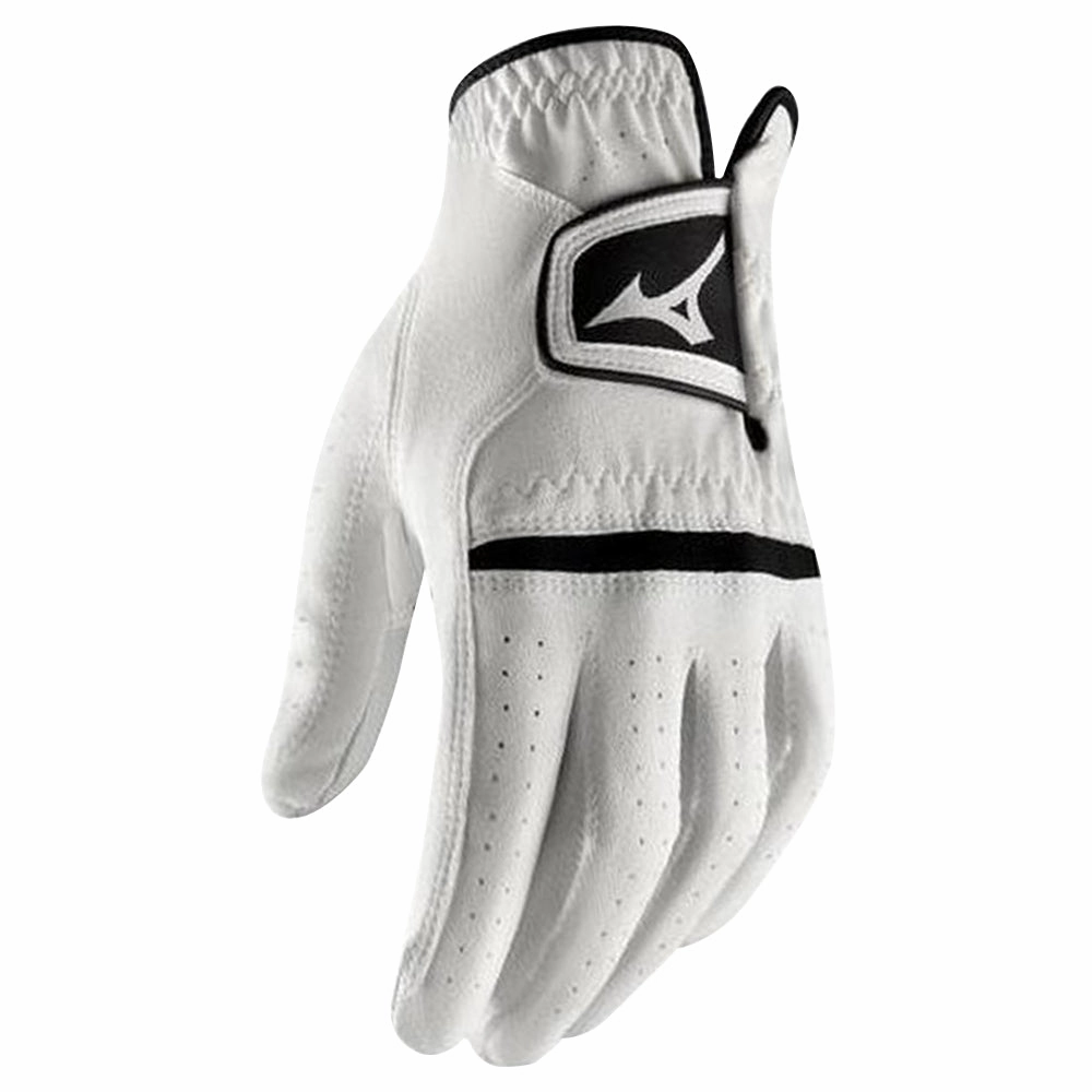 Mizuno Comp Golf Glove White/Black - 20 Men