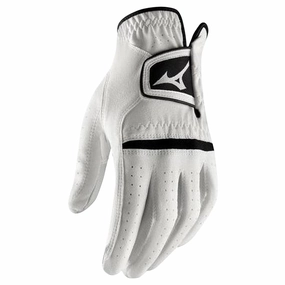 Mizuno Comp Golf Glove White/Black - 20 Men