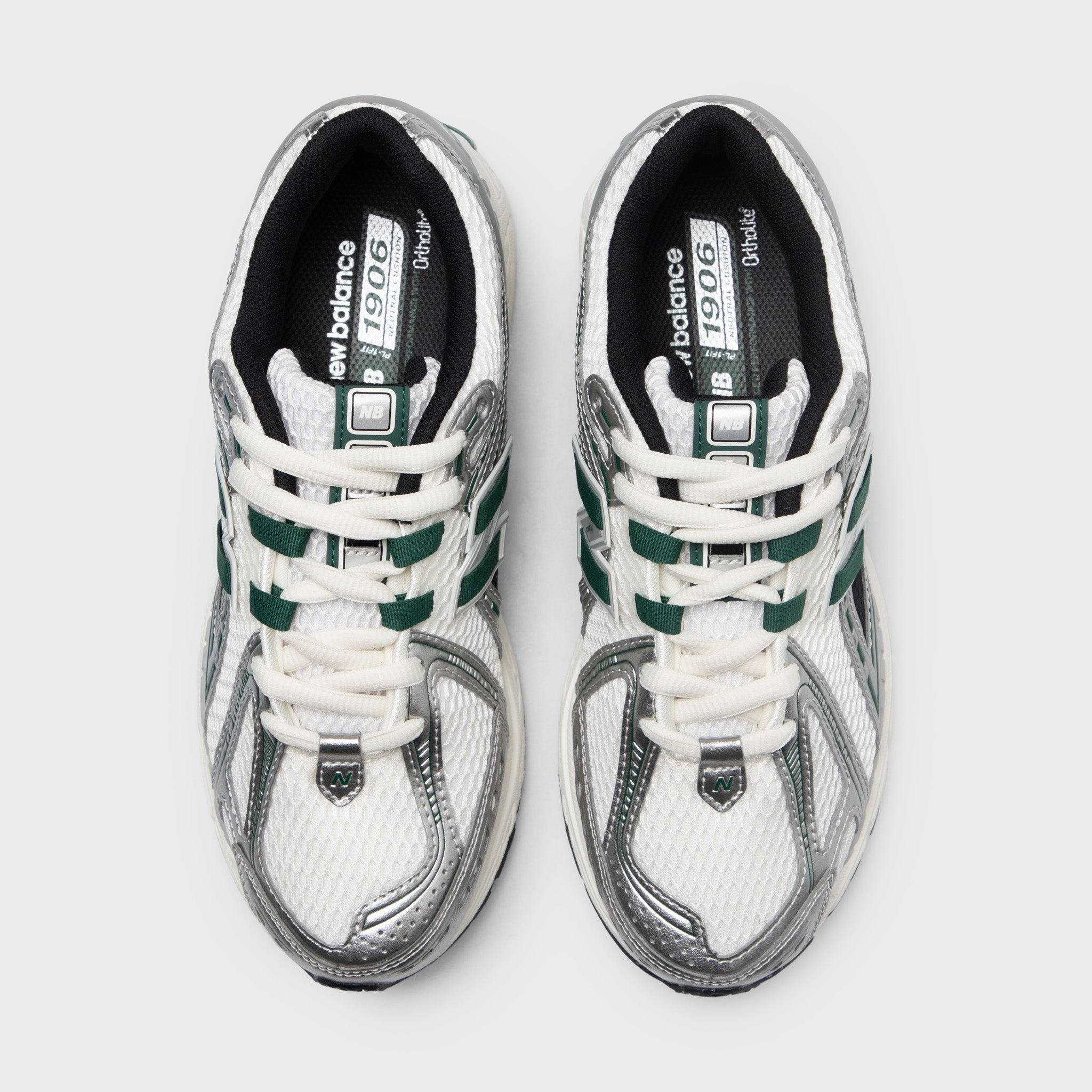 New Balance 1906 Silver Metallic / Night Watch Green