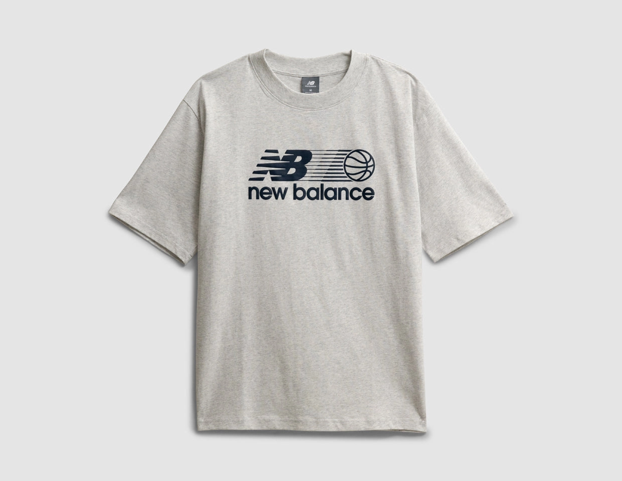 New Balance Hoops T-Shirt Ash